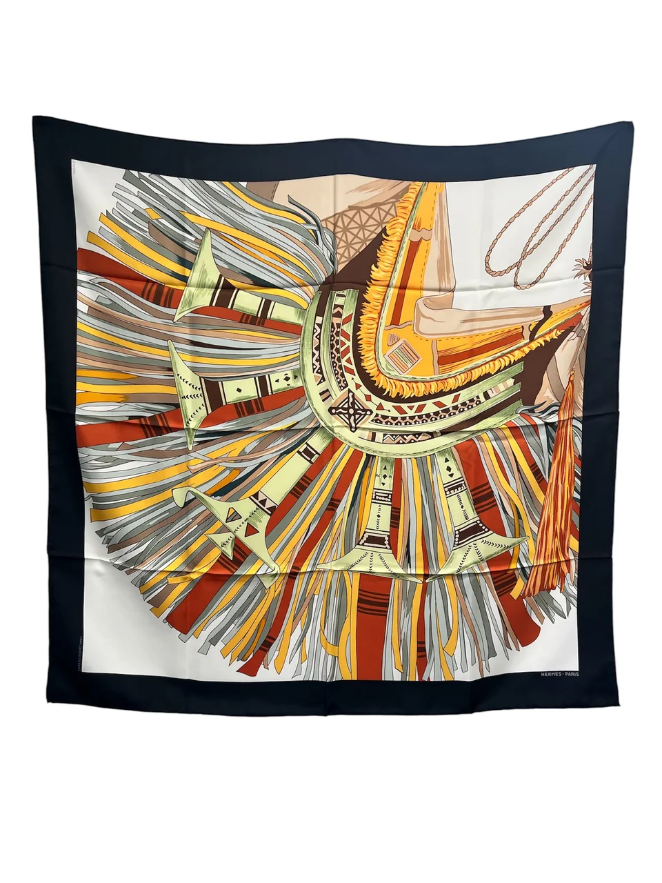 HERMES CUIRS DU DESERT SCARF