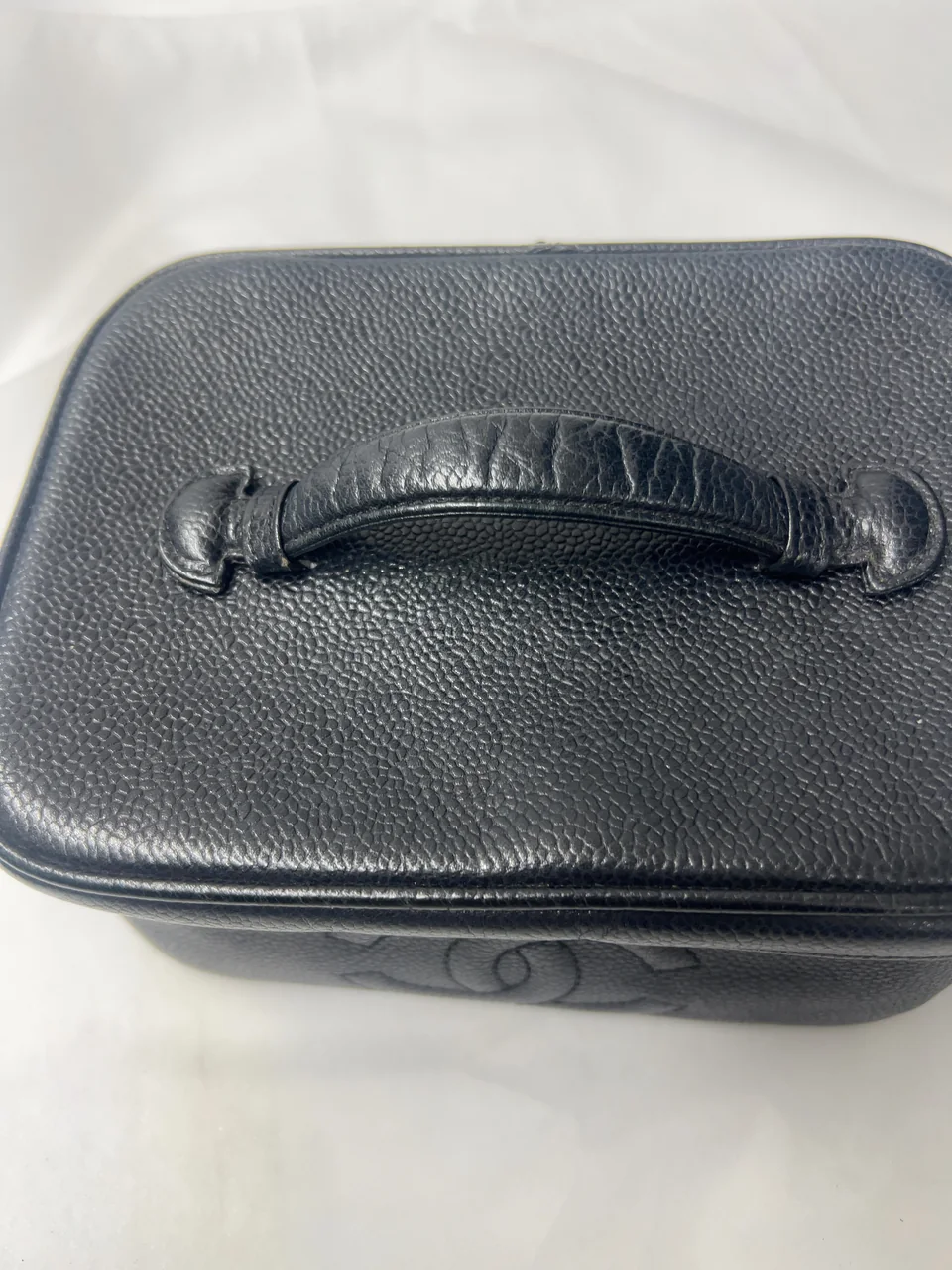 CHANEL CAVIAR COCO MARK VANITY BAG view 3