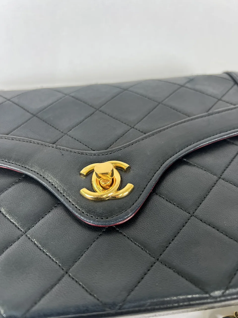 CHANEL LAMB SKIN MATELASSE CHAIN SHOULDER BAG view 10