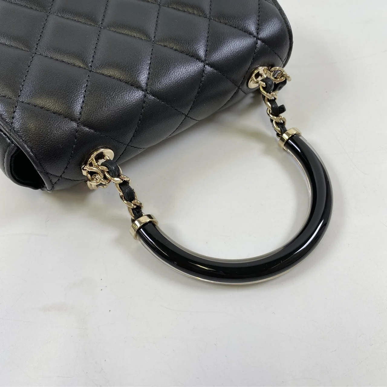 CHANEL LAMB SKIN MATELASSE CHAIN SHOULDER BAG view 19