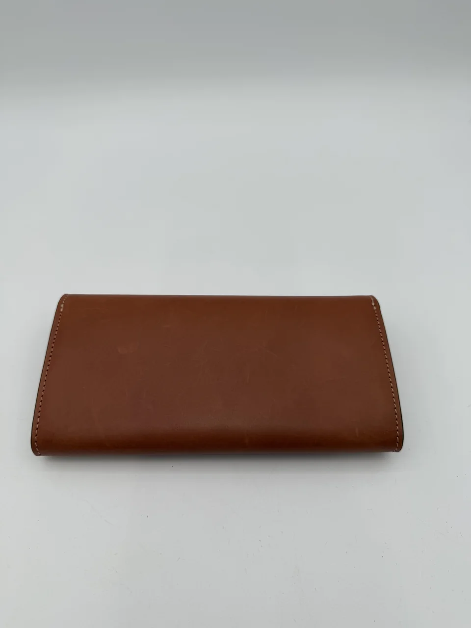 CELINE TRIOMPHE FLAP LONG WALLET (BROWN) view 4