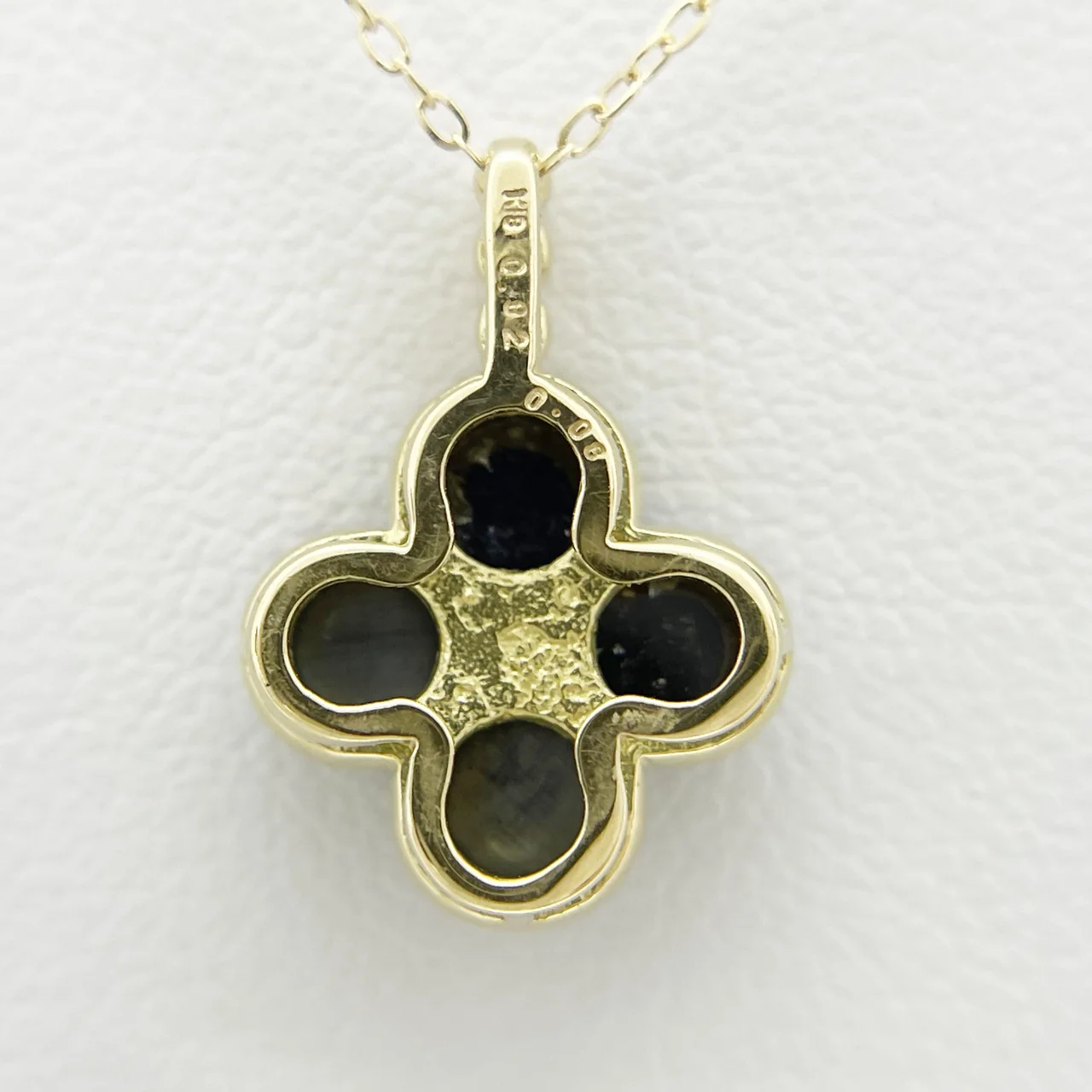 K18 BLACK DIAMOND NECKLACE BFD0.92CT FD0.08CT 2.1G view 6