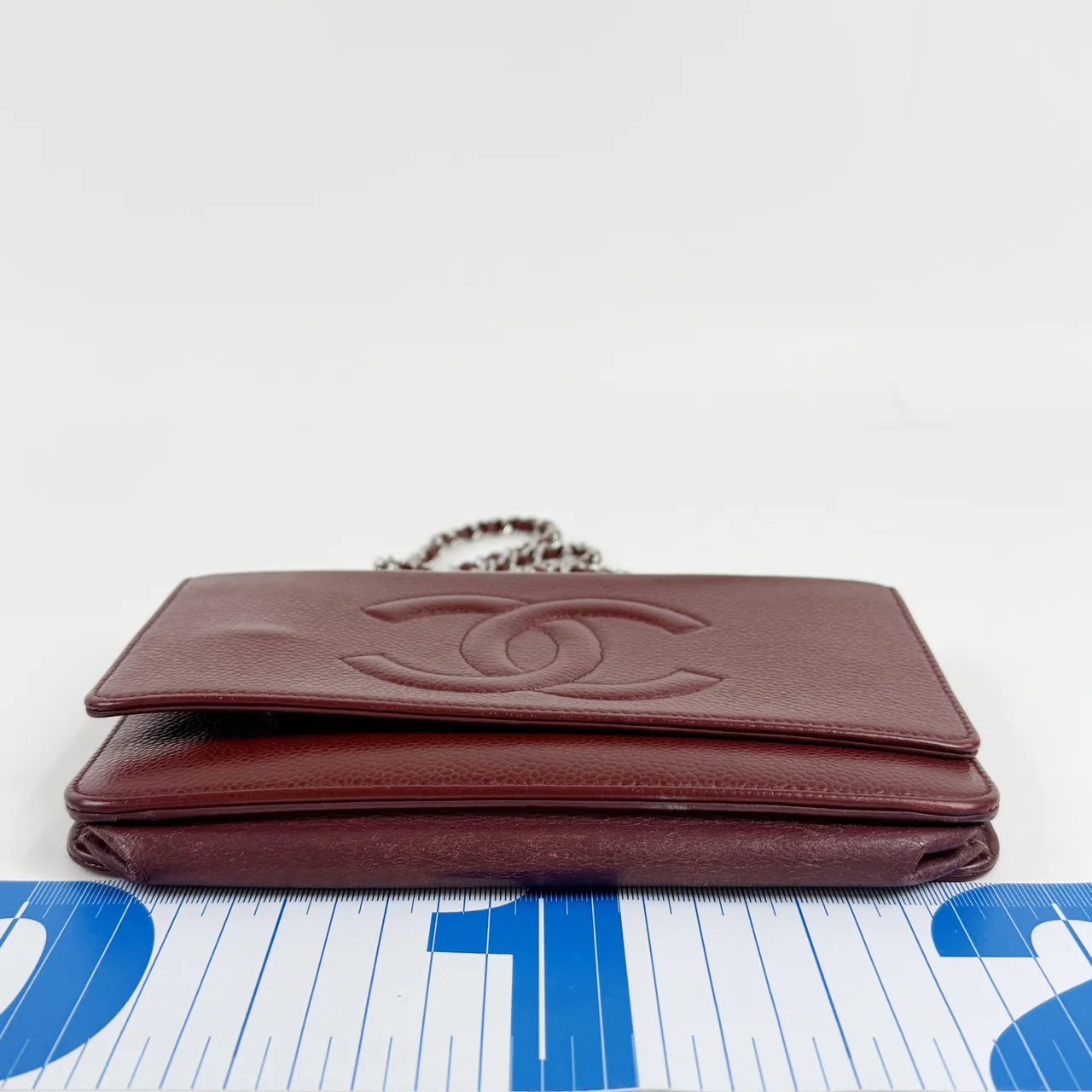 CHANEL CAVIAR TIMELESS CC WALLET-ON-CHAIN view 4