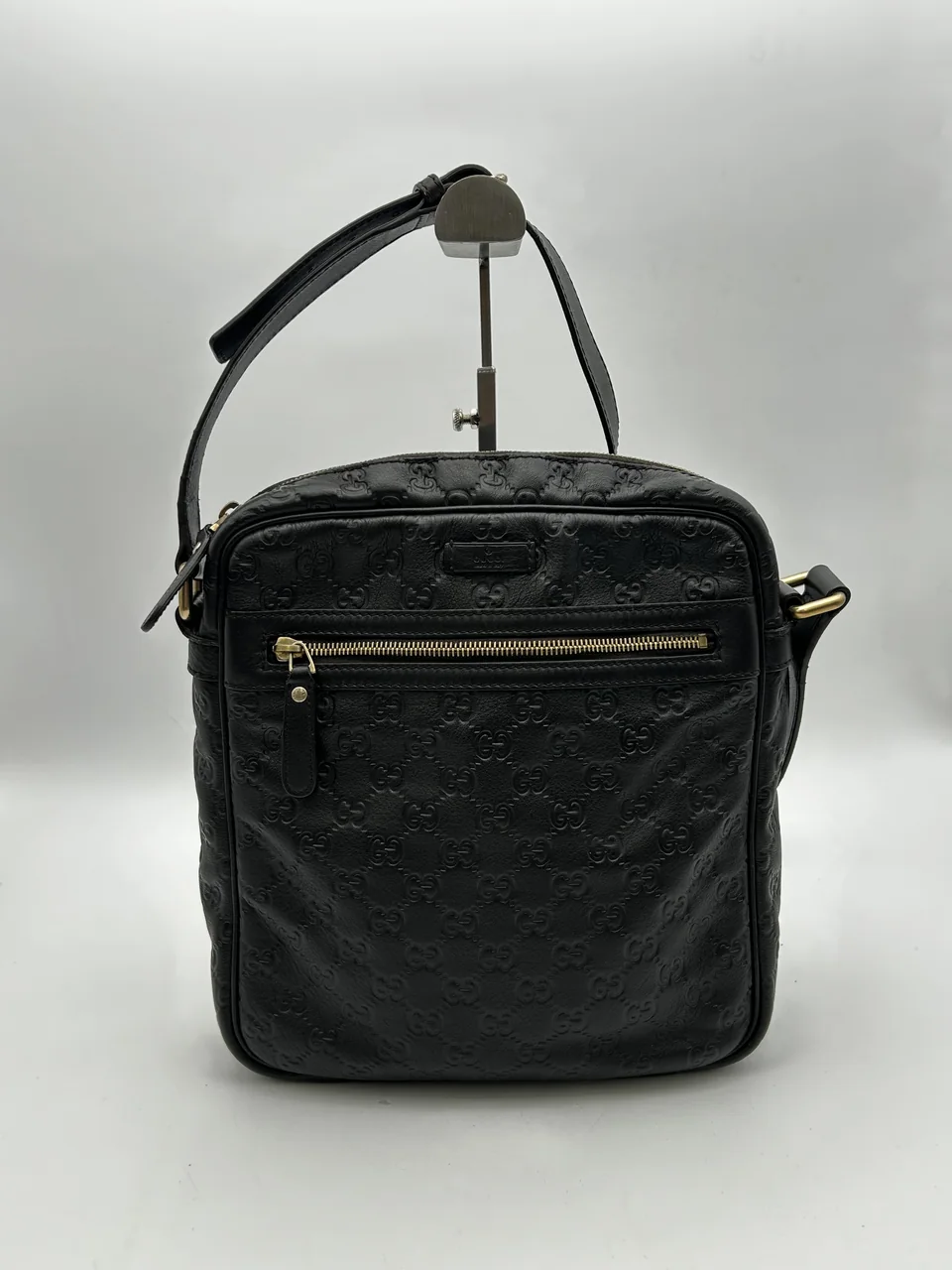 GUCCI GUCCISSIMA SHOULDER BAG (DARK BROWN)