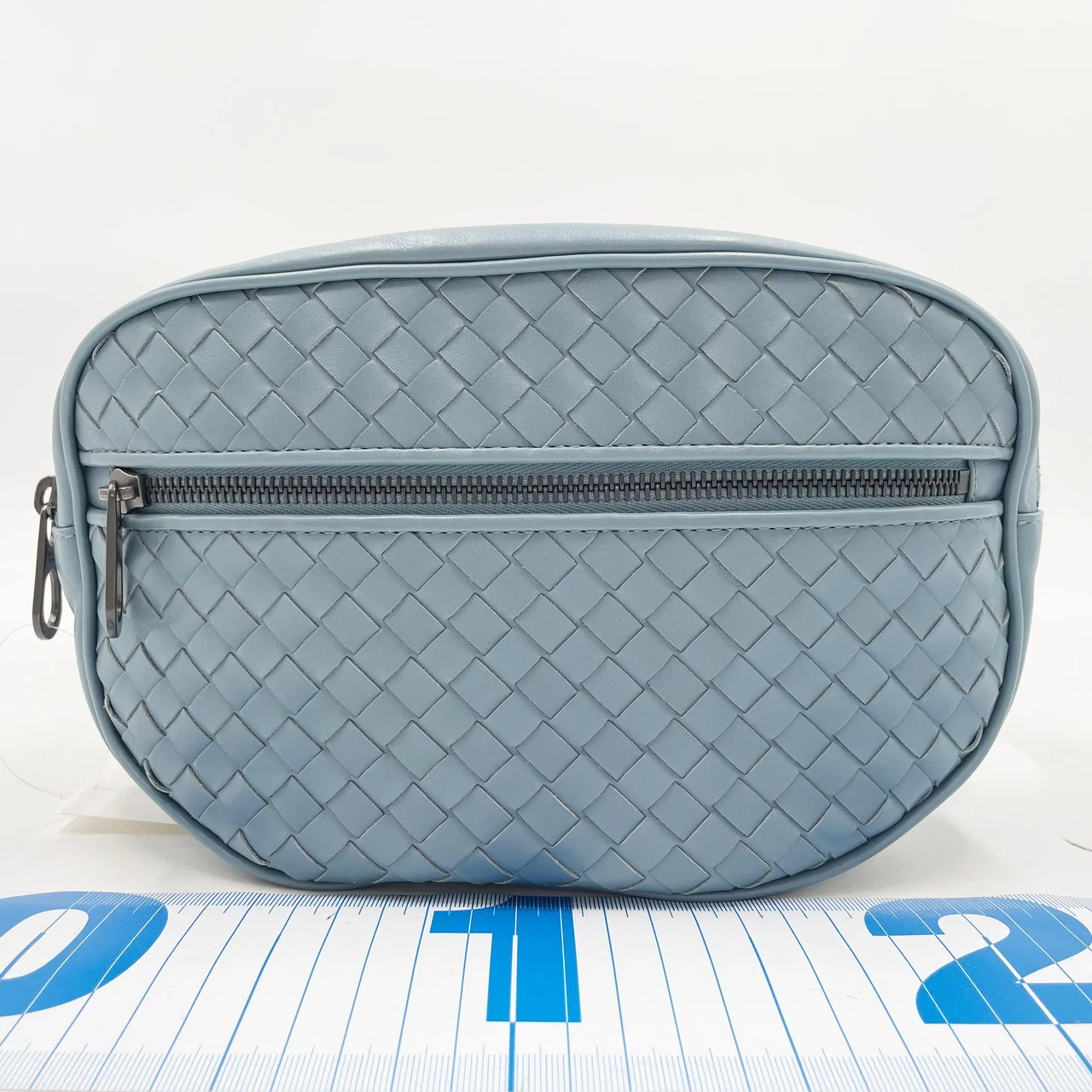 BOTTEGA VENETA INTRECCIATO BODY BAG (BLUE)
