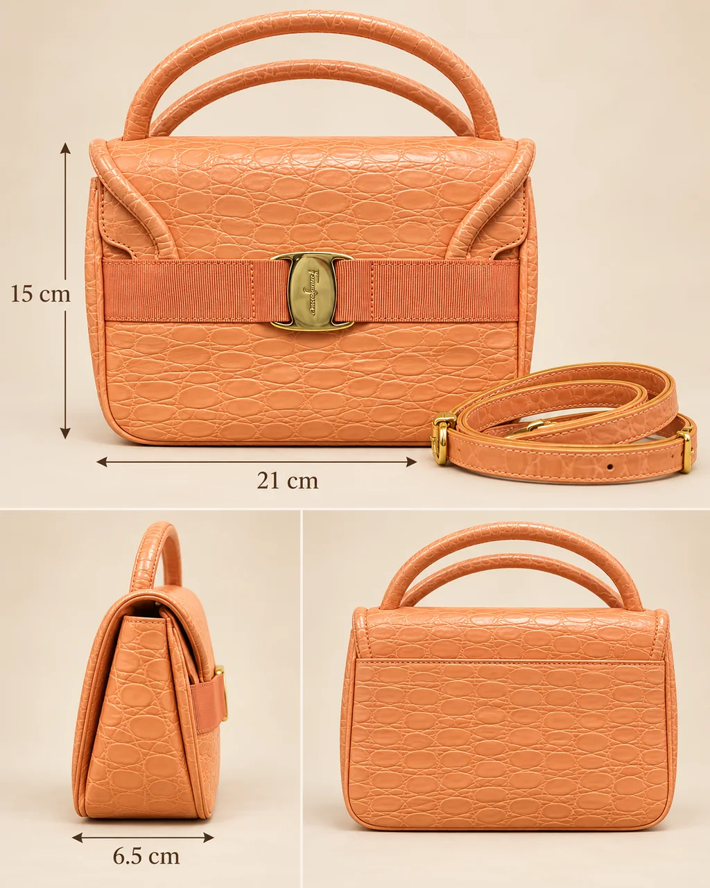 SALVATORE FERRAGAMO VARA TWO-WAY BAG view 3