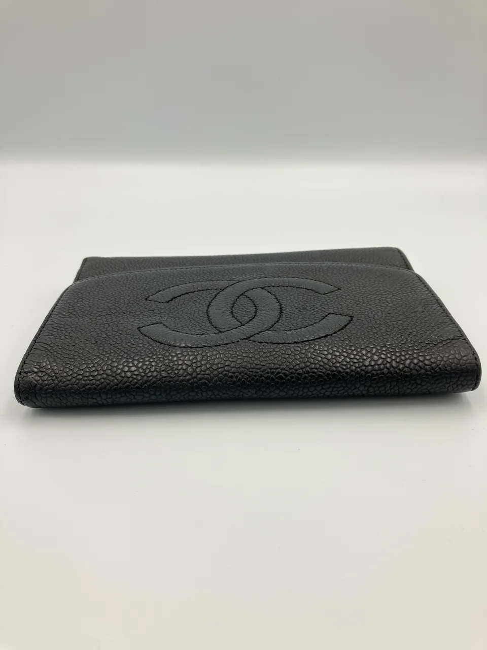 CHANEL CAVIAR TRIFOLD WALLET view 4