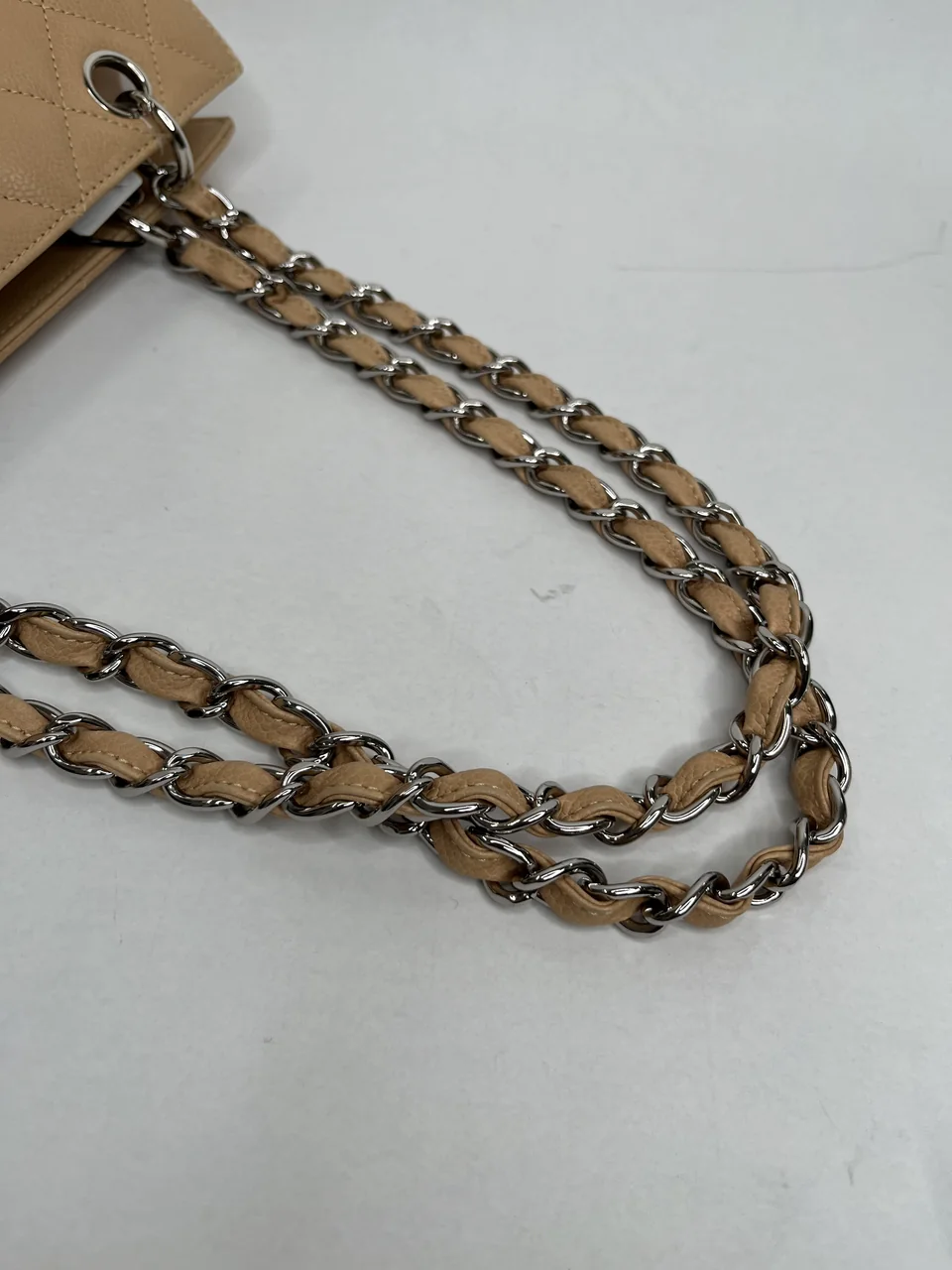 CHANEL CAVIAR CHAIN TOTE BAG (12 SERIAL CODE) view 7