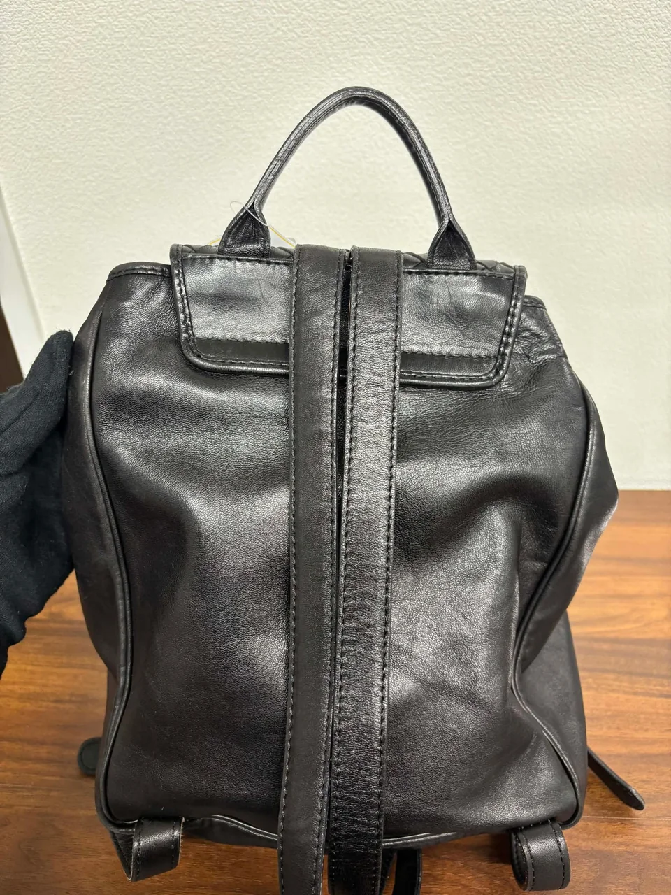 BOTTEGA VENETA INTRECCIATO BACKPACK (BLACK) view 5