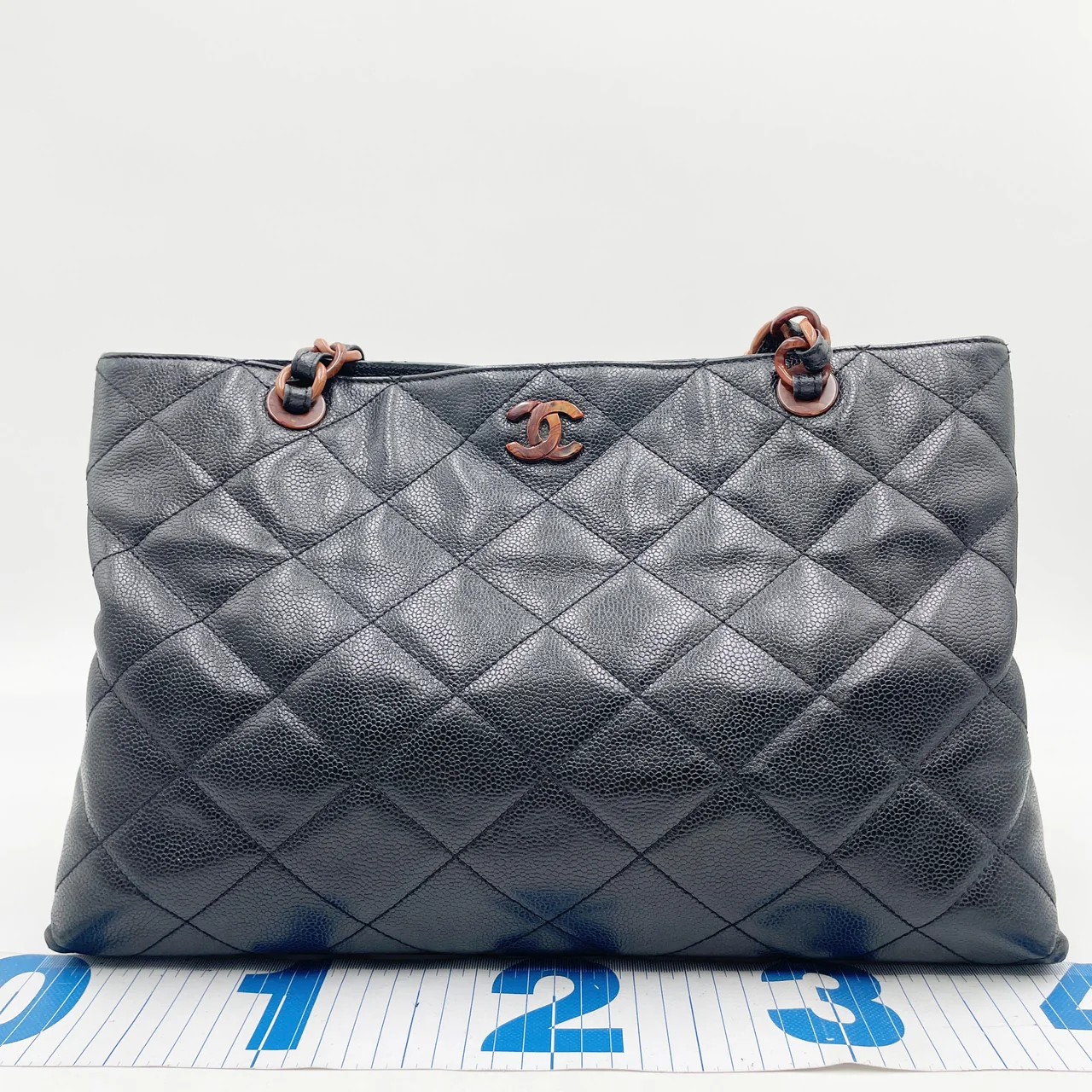 CHANEL CAVIAR CHAIN TOTE BAG (6 SERIAL CODE)