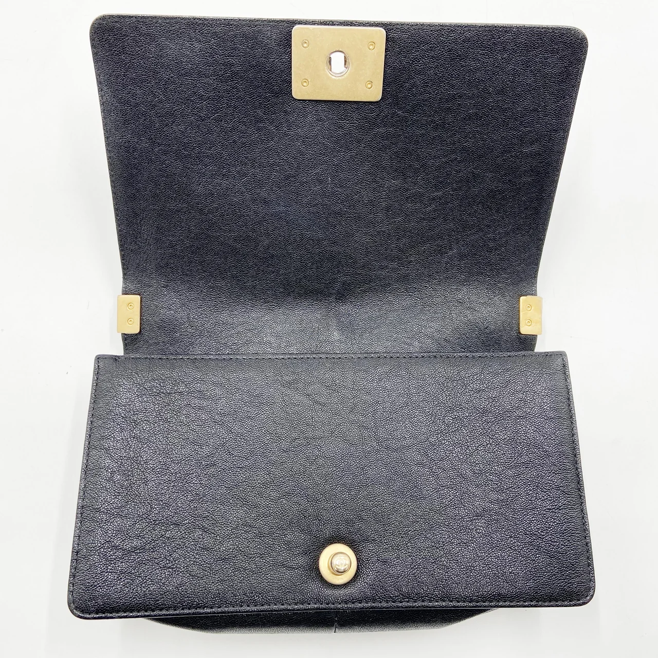 CHANEL CAVIAR SINGLE FLAP LE BOY (26 SERIAL CODE) view 15