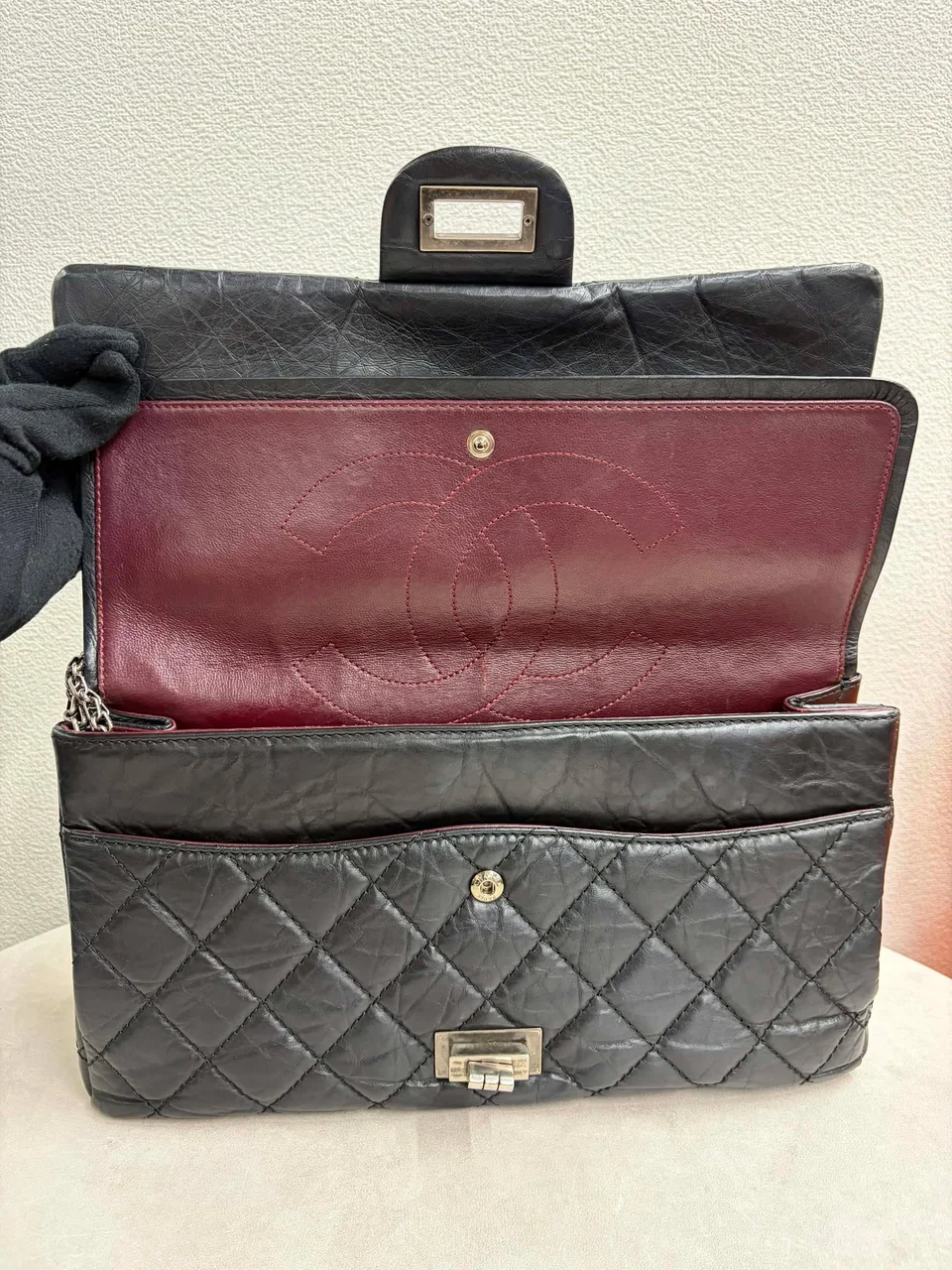 CHANEL 2.55 MATELASSE CHAIN SHOULDE RBAG view 6