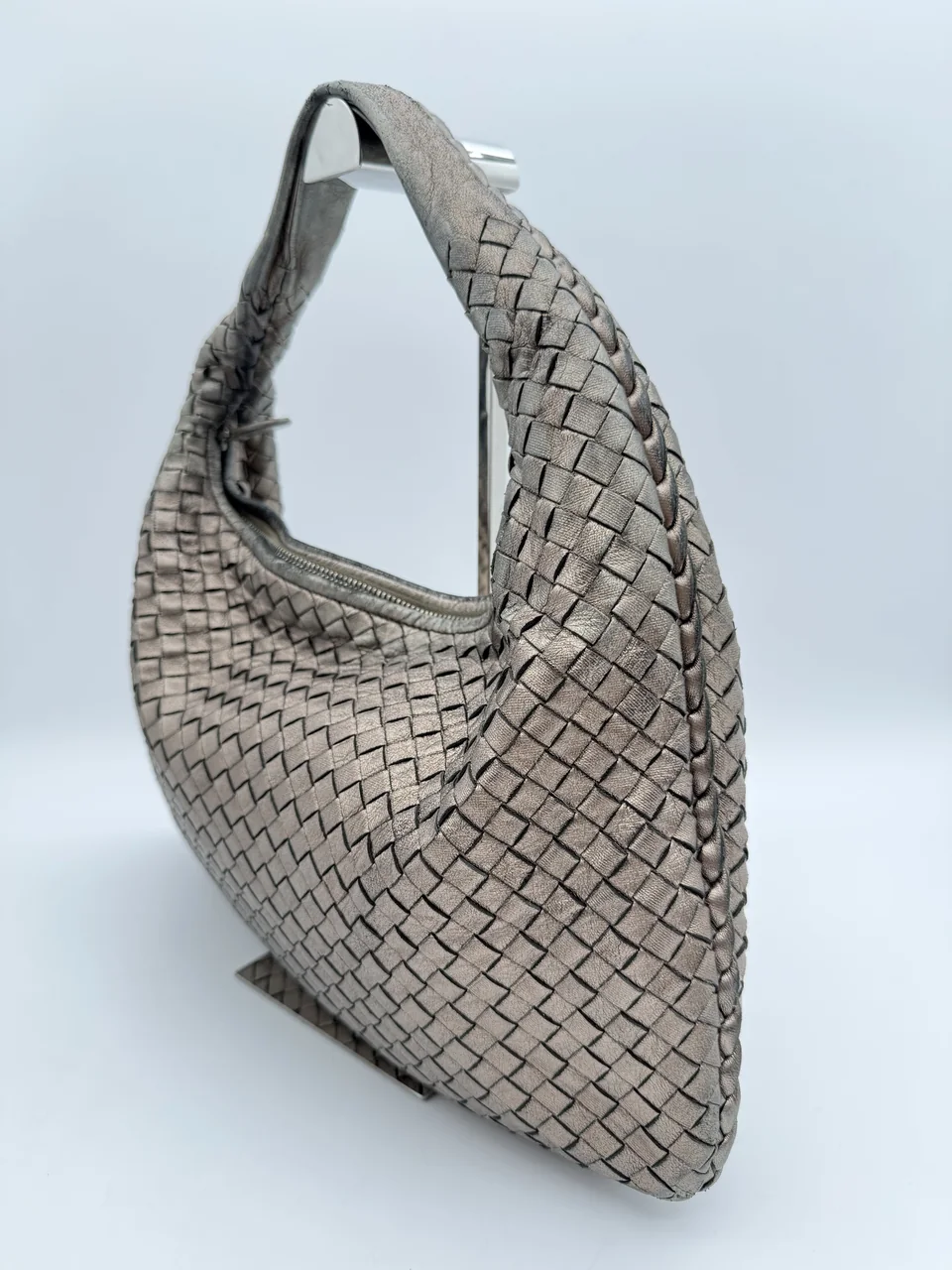 BOTTEGA VENETA INTRECCIATO HOBO (GOLD) view 3
