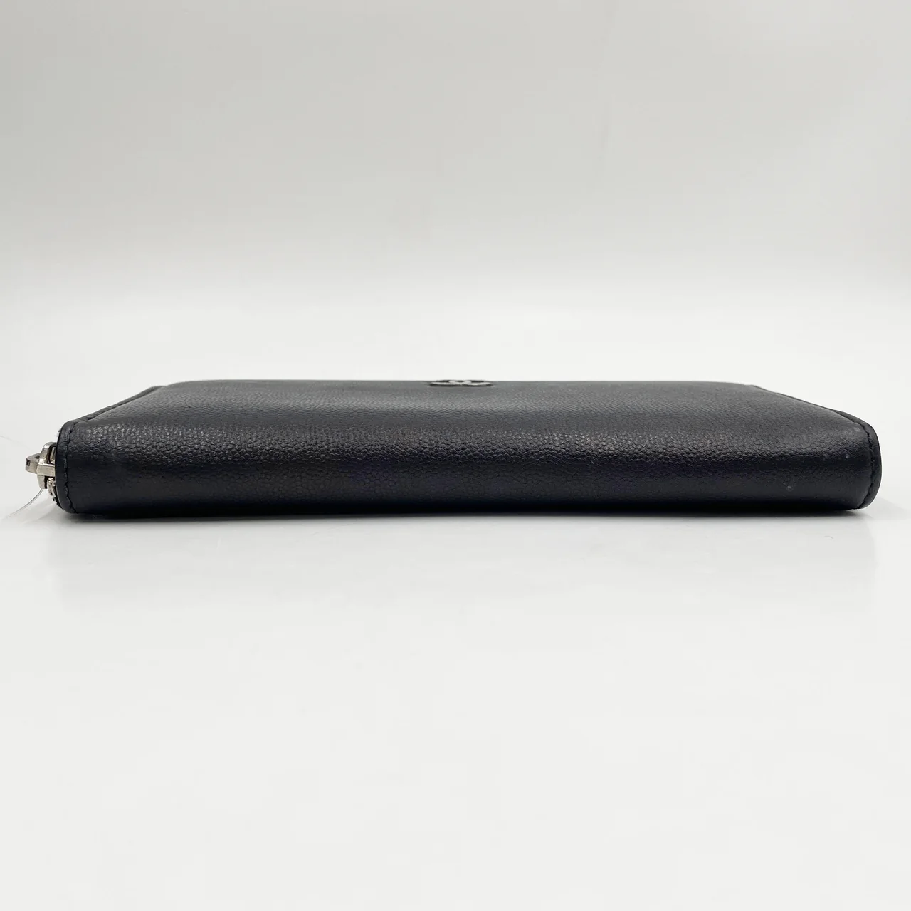 CHANEL CAVIAR ROUND FASTENER LONG WALLET (14 SERIAL CODE) view 3