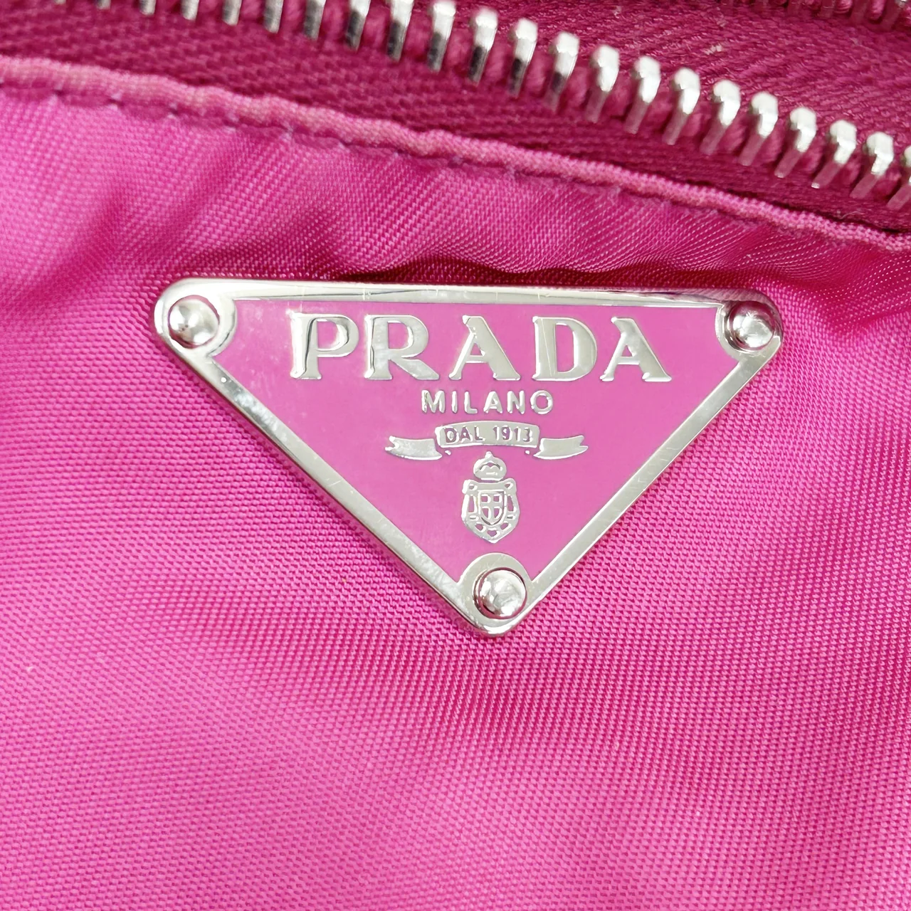 PRADA TESSUTO SHOULDER BAG (PINK) view 2