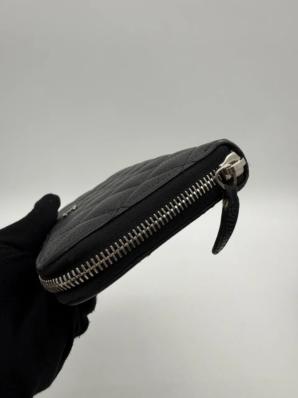 CHANEL CAVIAR MATELASSE LONG WALLET (22 SERIAL CODE) view 11