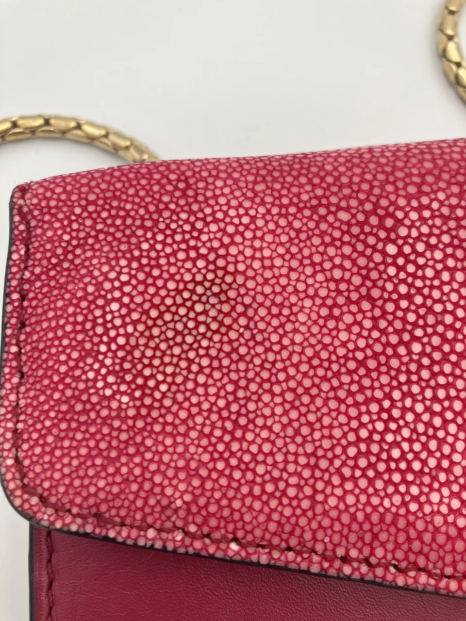 BVLGARI SEPRENTI CHAIN SHOULDER BAG (PINK) view 21