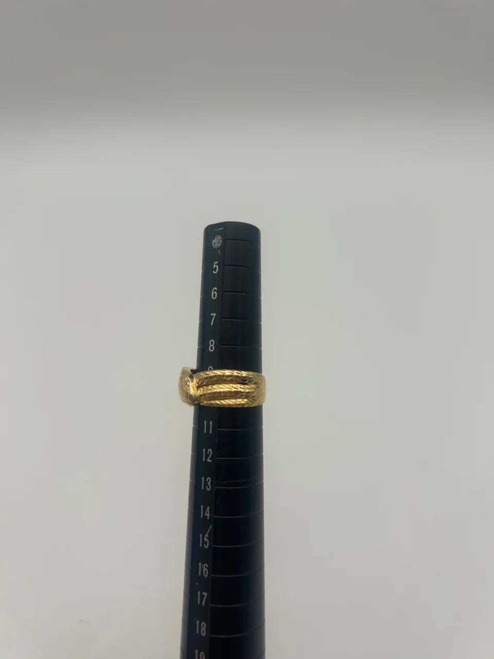 K18 SNAKE RING 4.8G view 4