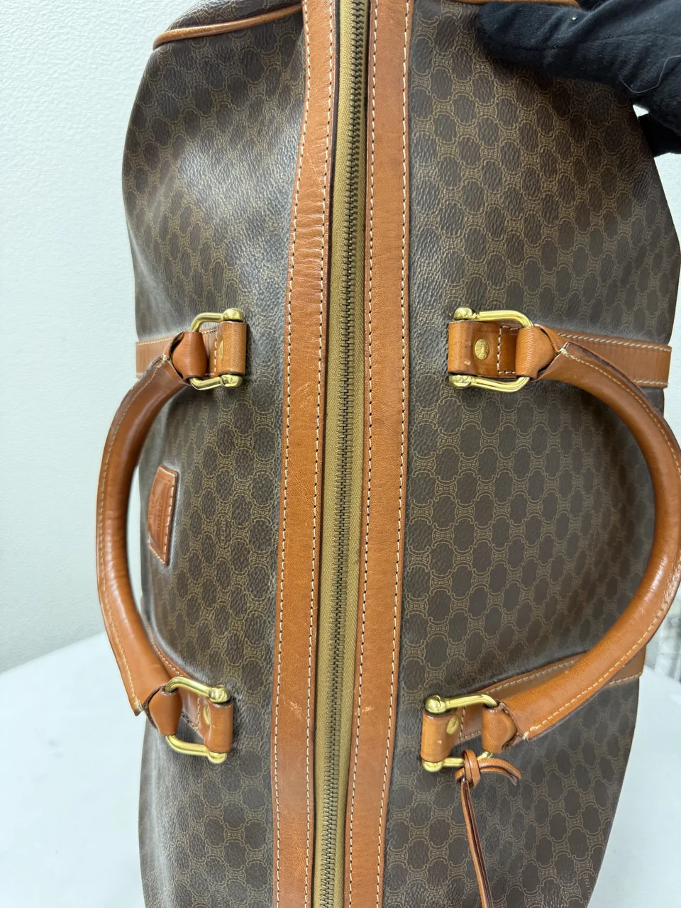 CELINE MACADAM BOSTON BAG view 9