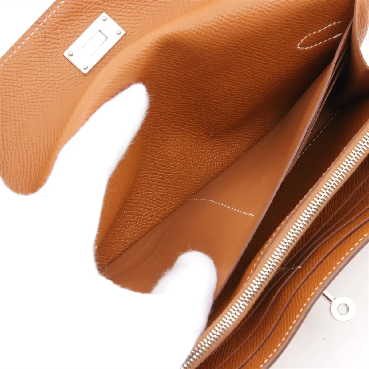 HERMES KELLY LONG WALLET (EPSOM, X STAMP) view 5