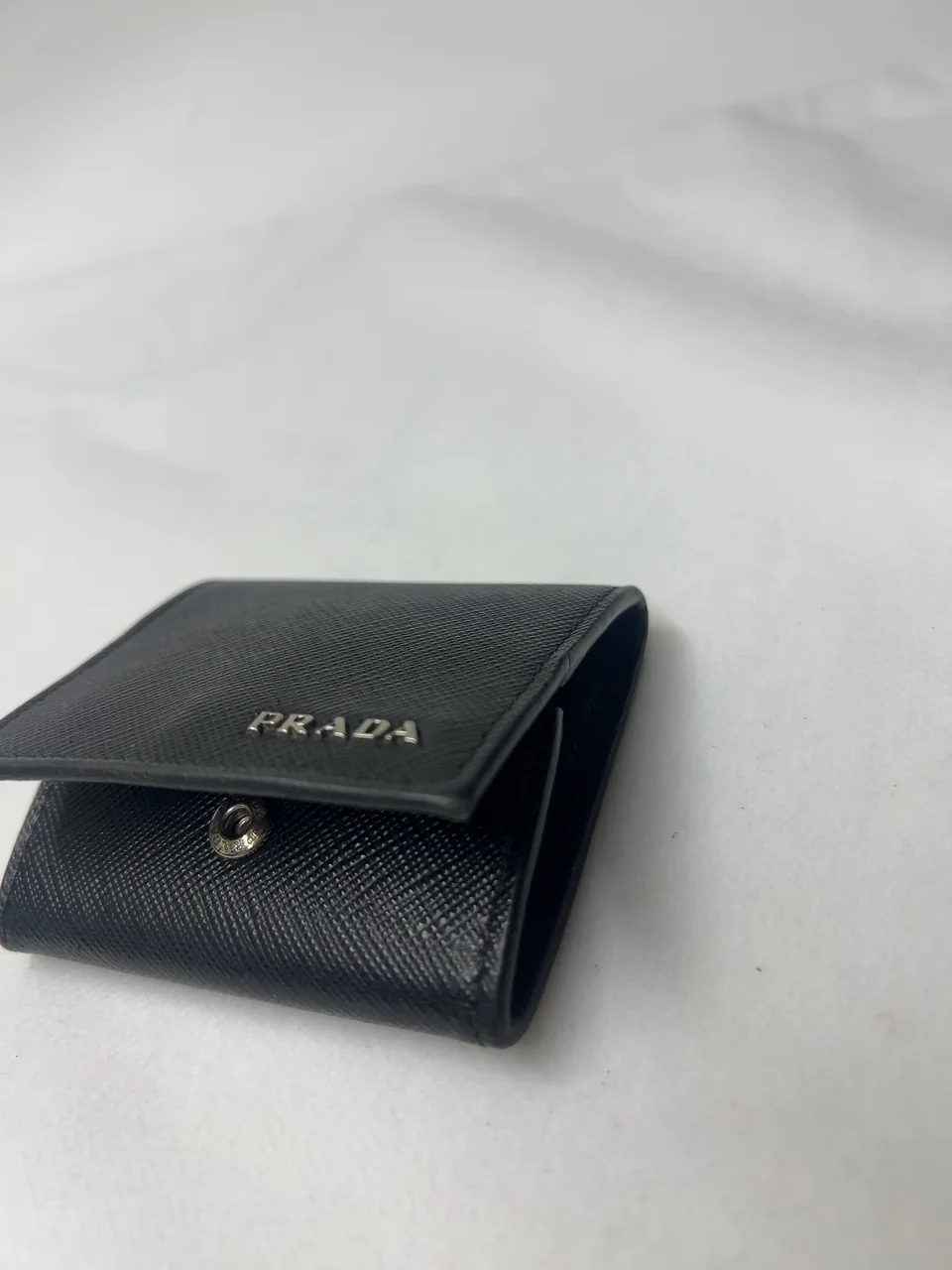 PRADA SAFFIANO COIN CASE (BLACK) photo 4
