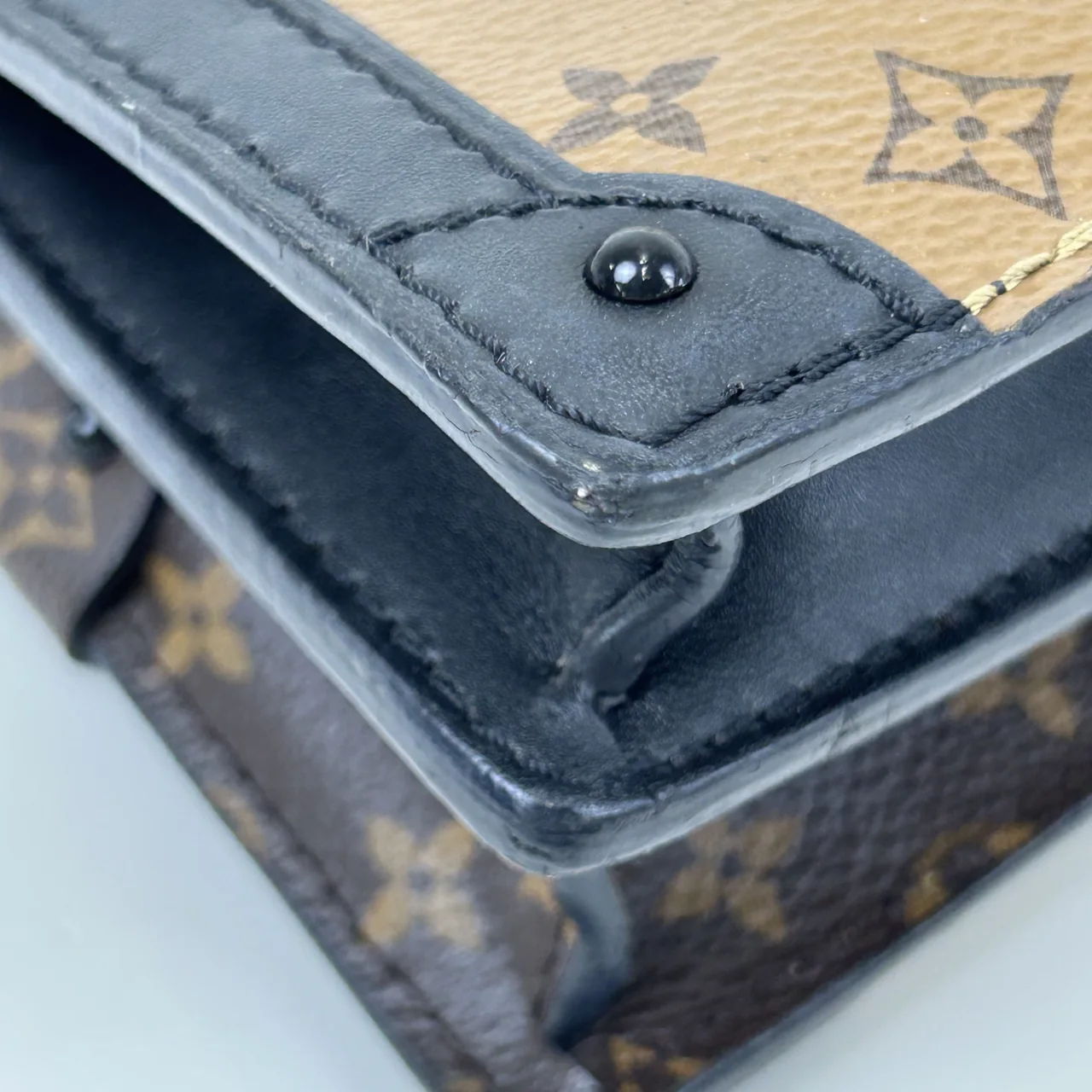 LV MONOGRAM REVERSE TRUNK CLUTCH view 4