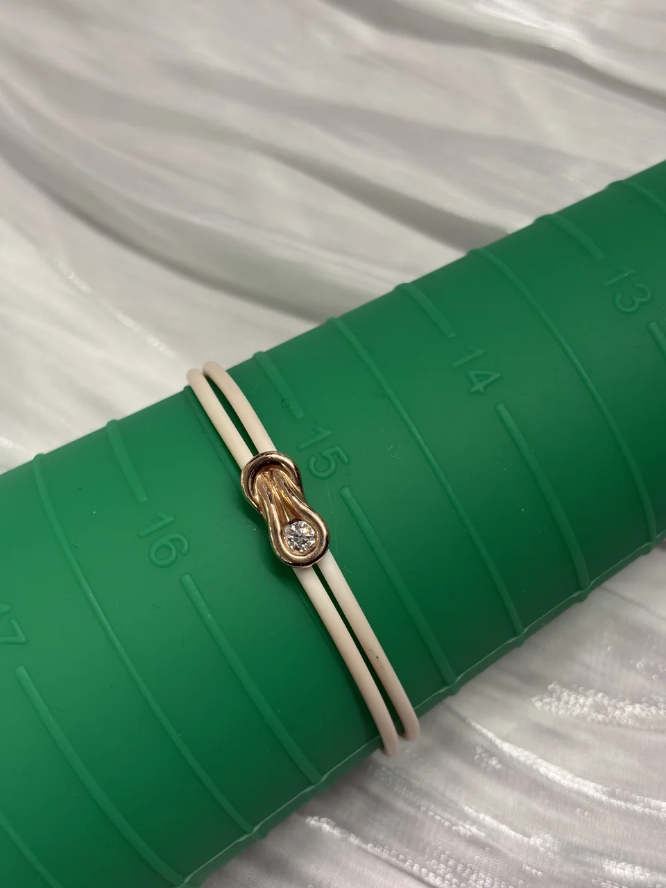 K18 FOREVERMARK BRACELET D0.15CT 4.3G view 3