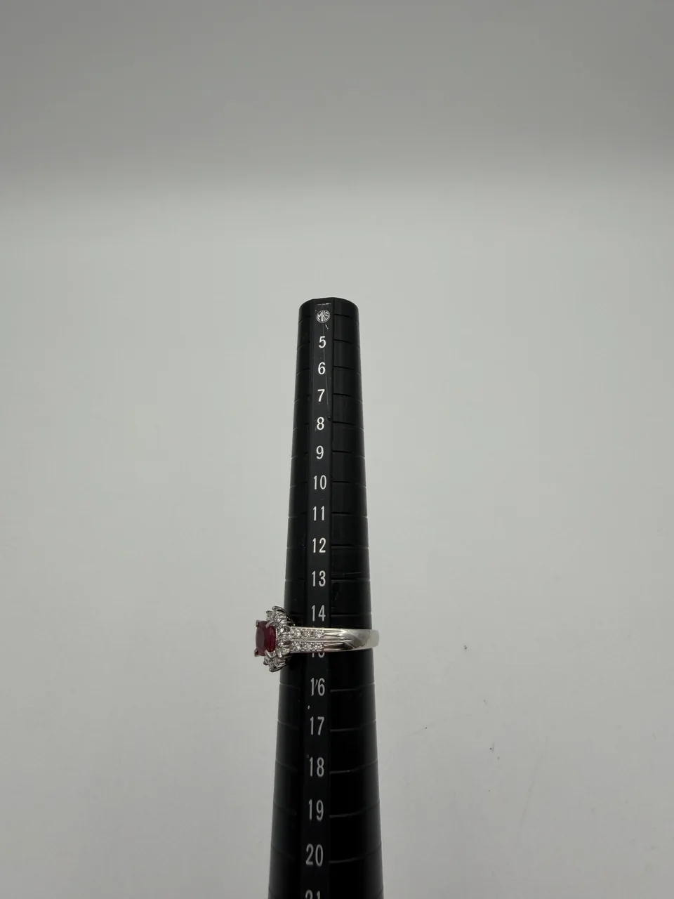 PT900 RUBY RING R1.09CTS FD0.26CT 6.4G view 5