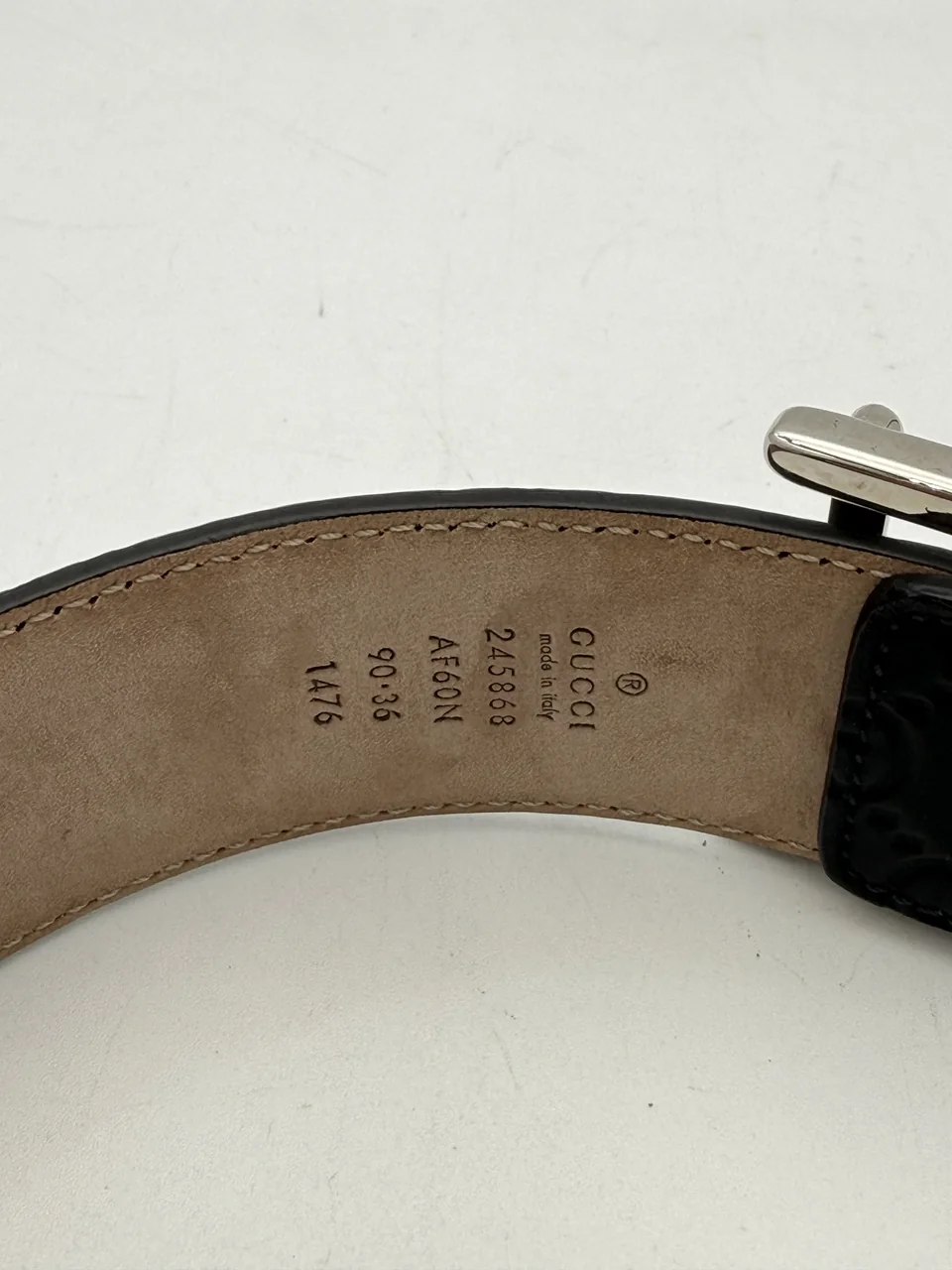 GUCCI GUCCISSIMA MATTE BELT (90/36) view 7
