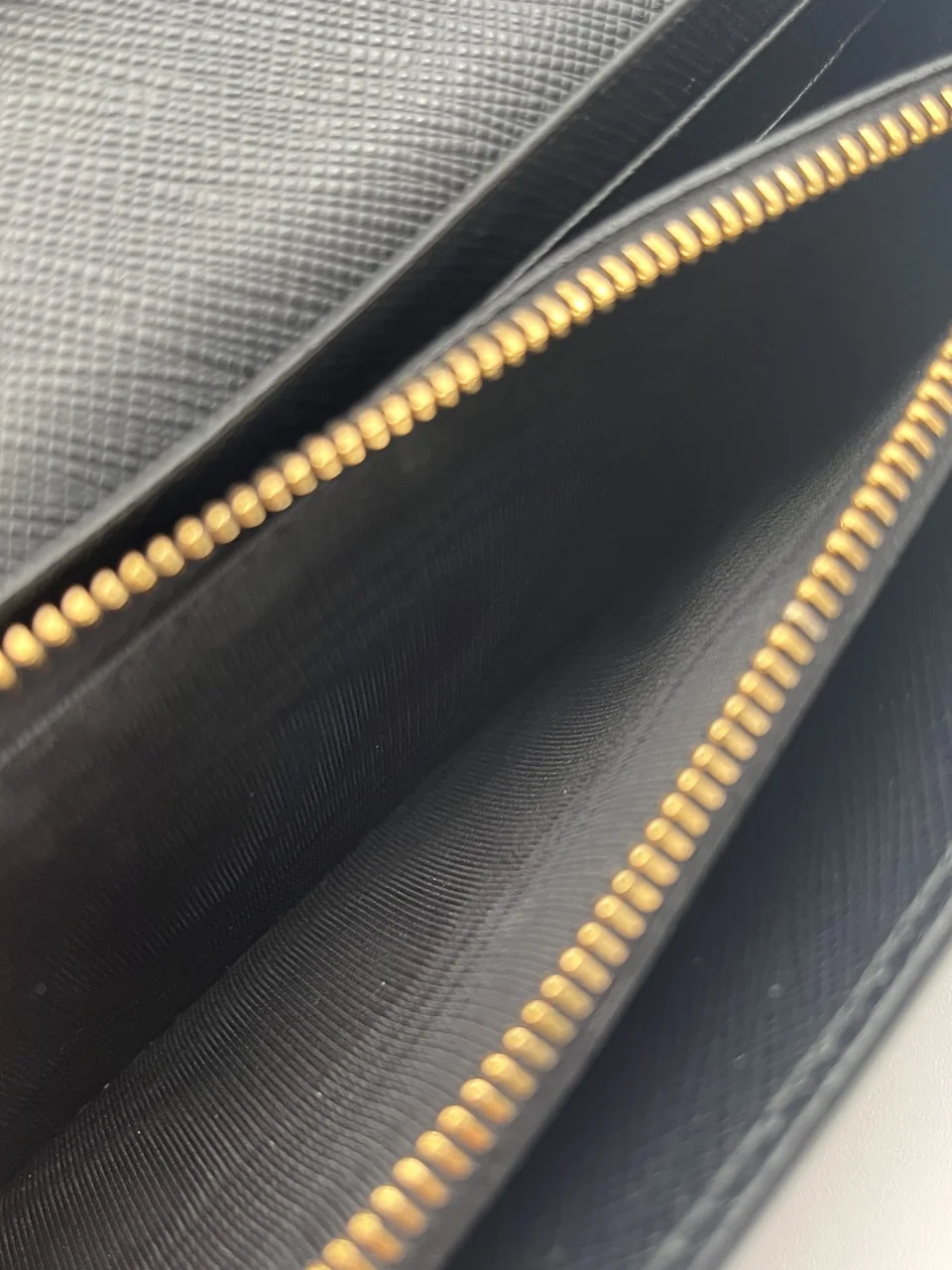 PRADA SAFFIANO LONG WALLET (BLACK) view 4