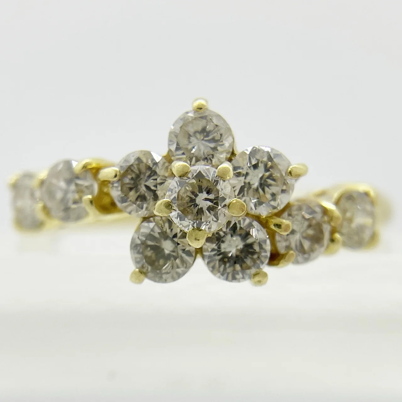 K18 DIAMOND RING FD1.10CTS 3.4G