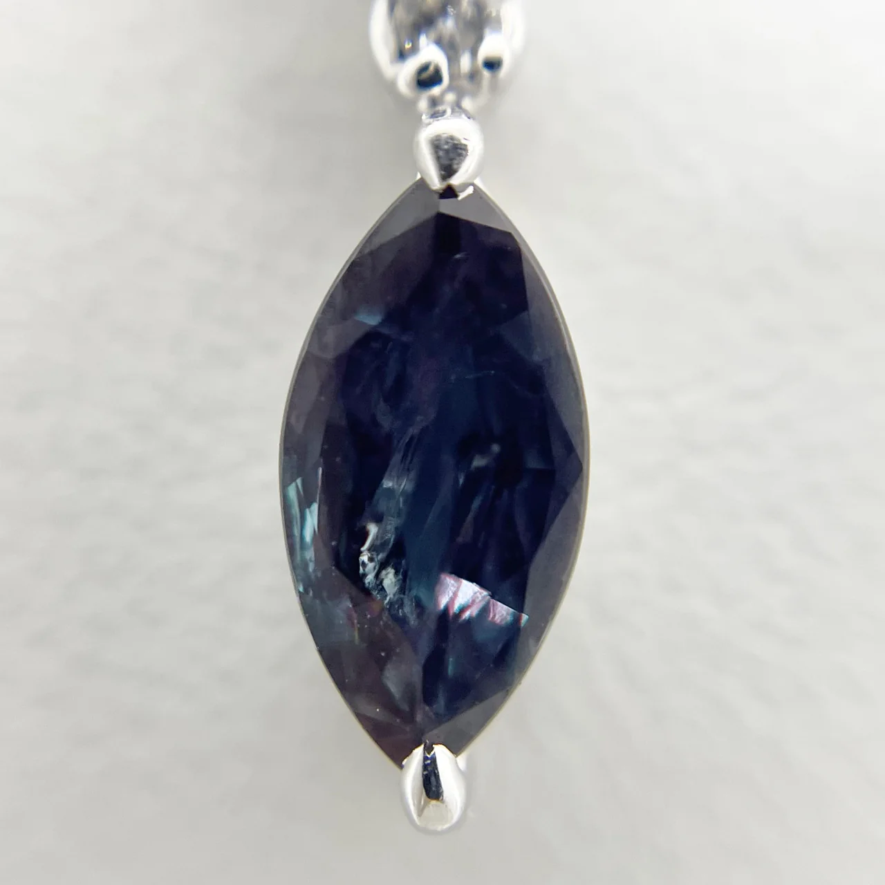 K18/PT900 ALEXANDRITE NECKLACE AX0.70CT D0.30CT FD0.39CT 13.7G view 11