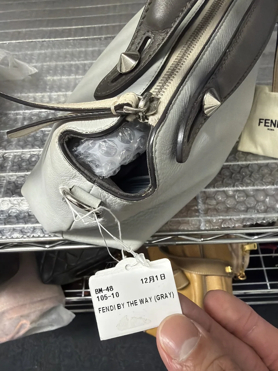 BM-48 105-10 FENDI BY THE WAY (GRAY)