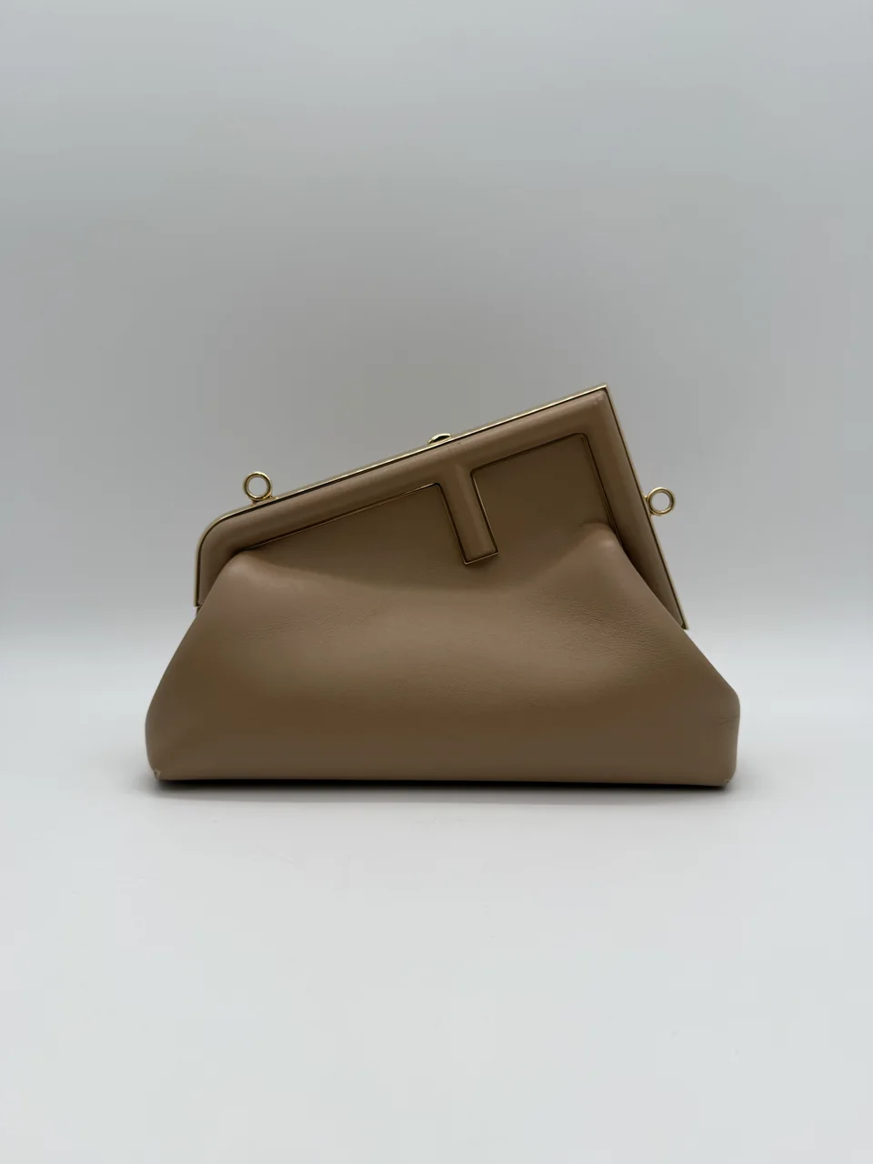 FENDI FIRST SHOULDER BAG (BEIGE) hover