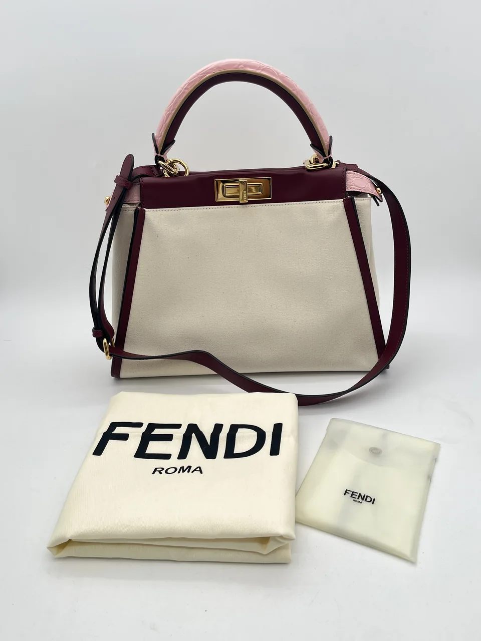 FENDI PEEK-A-BOO REGULAR (PINK/BEIGE) hover