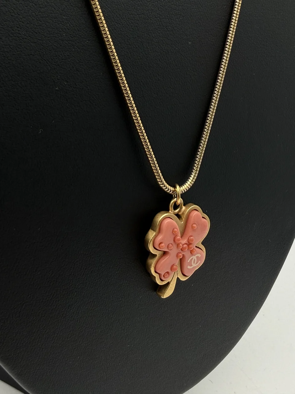 CHANEL COCO CLOVER NECKLACE view 4