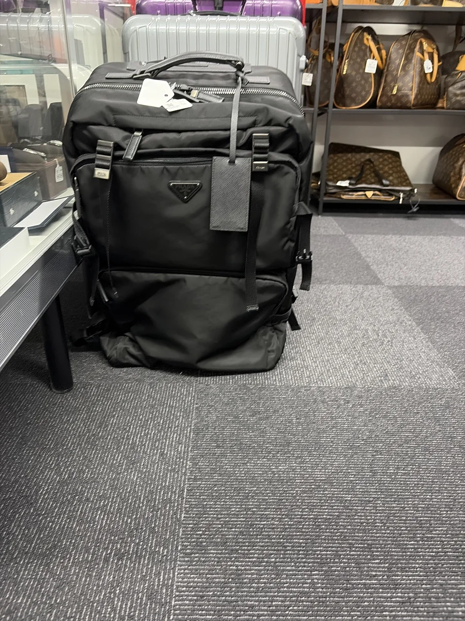 PRADA NYLON CARRY CASE (BLACK)
