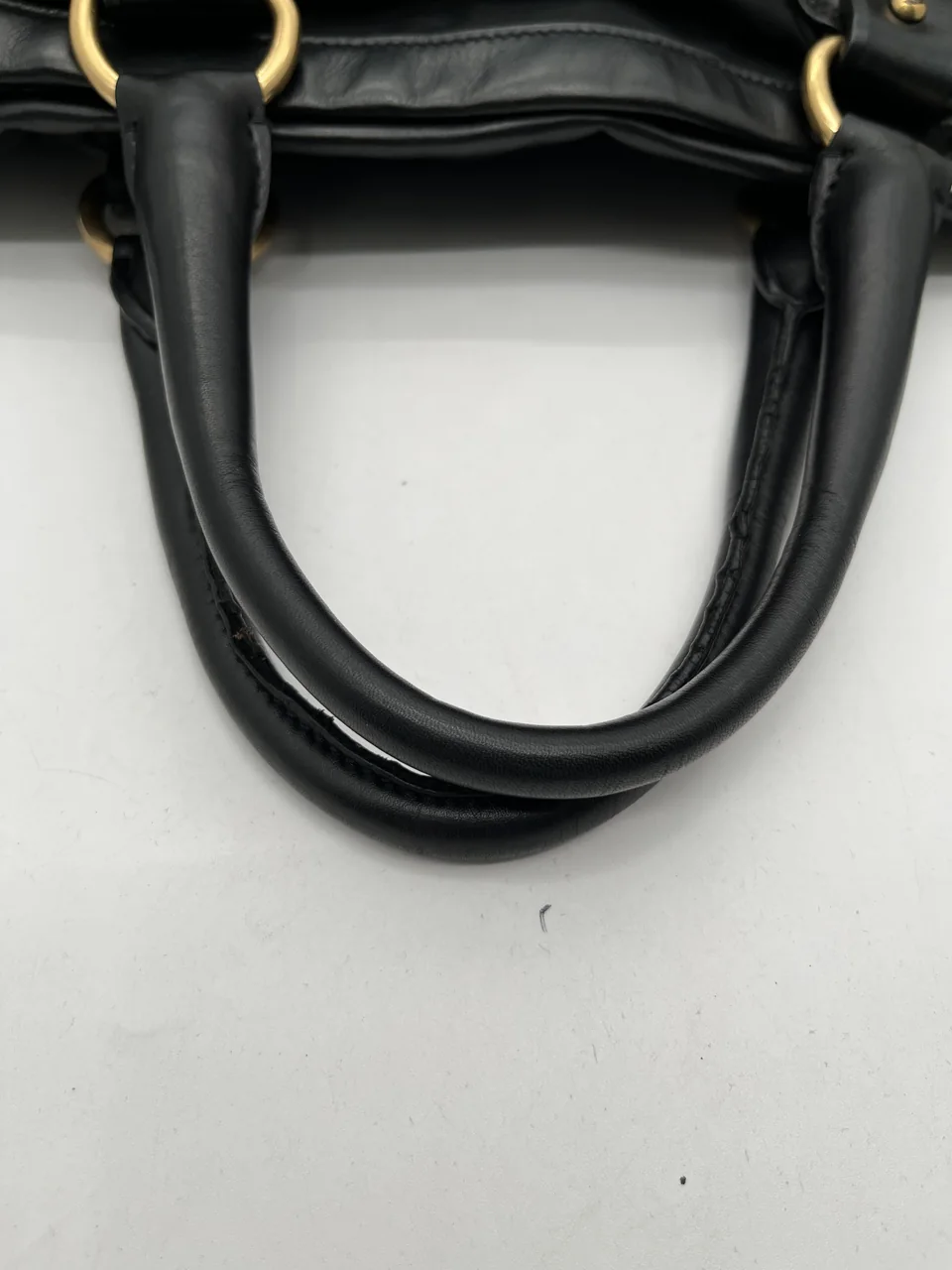 PRADA NYLON HANDBAG (BLACK) view 6