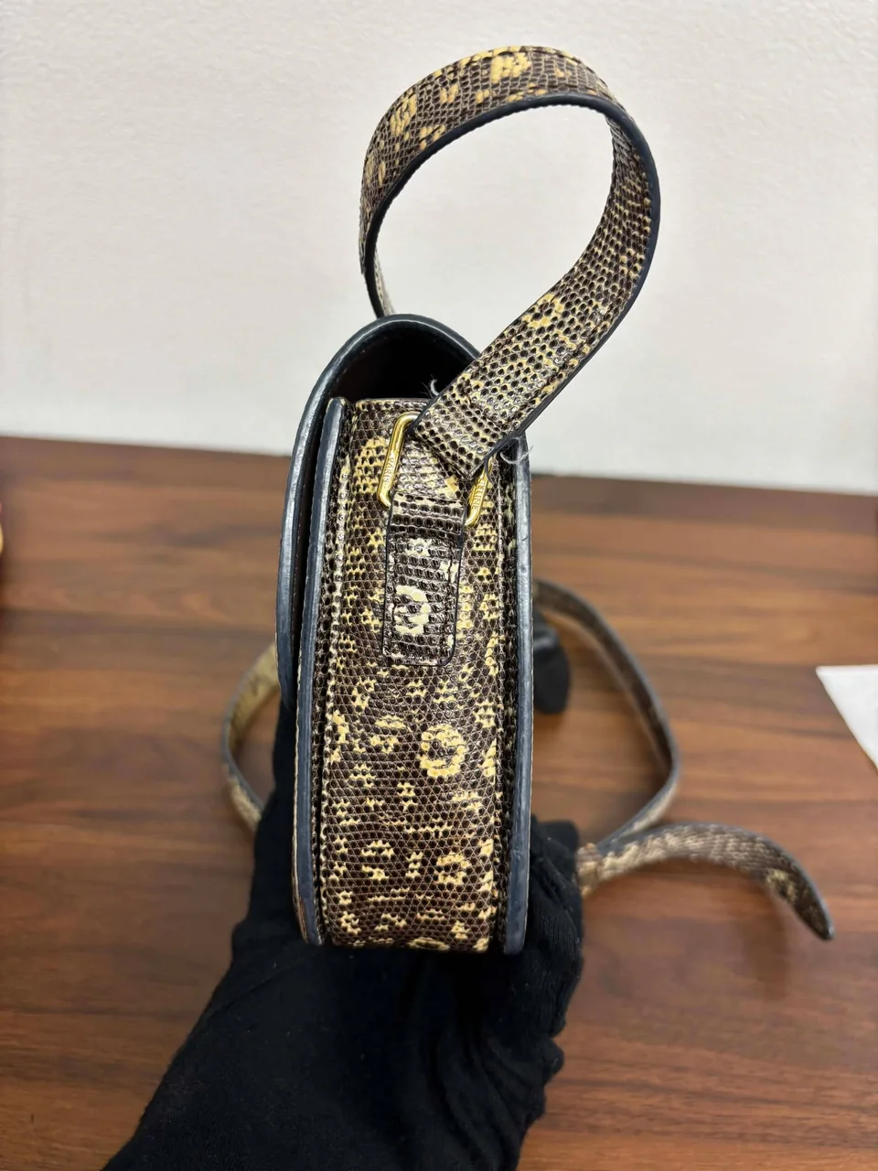 CELINE LIZARD TEEN TRIOMPHE SHOULDER BAG view 12