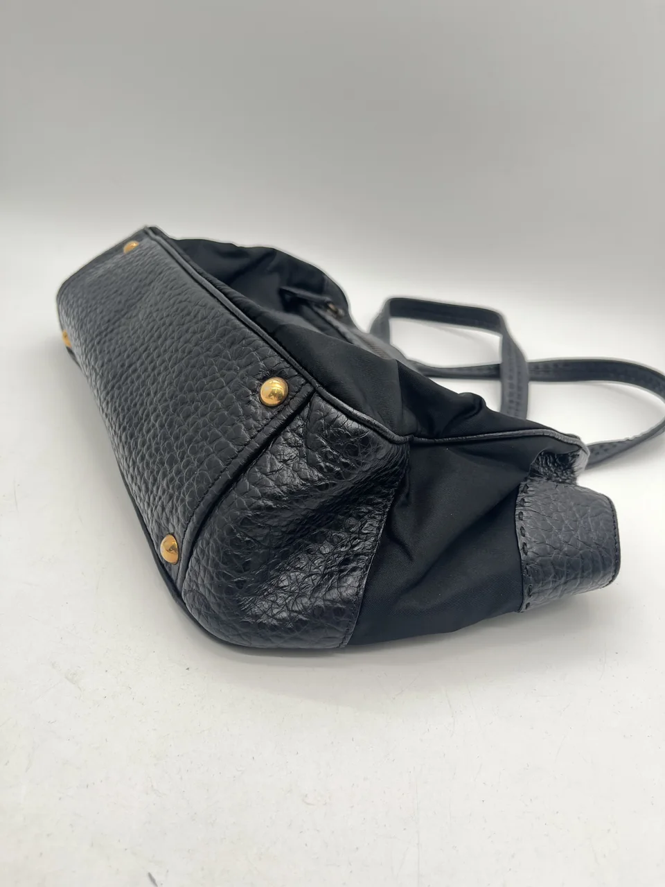 PRADA TESSUTO TOTE BAG (BLACK) view 6