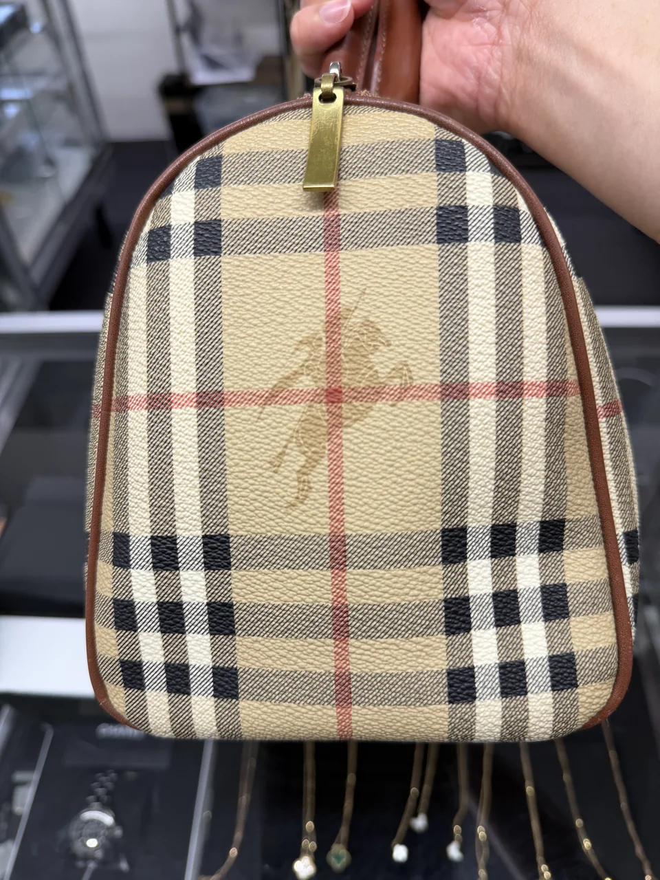 BURBERRY MINI BOSTON BAG view 4