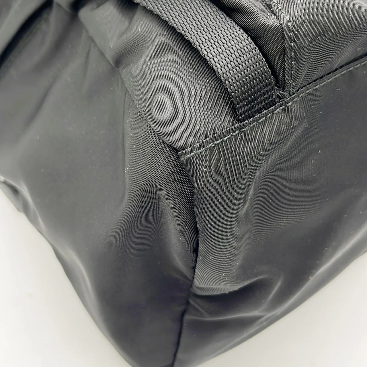 PRADA NYLON BACKPACK (BLACK) view 4