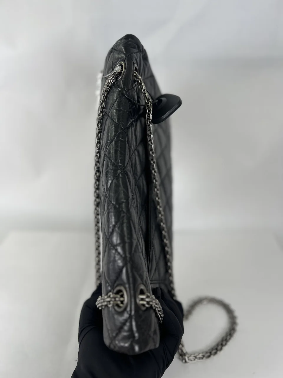 CHANEL 2.55 MATELASSE CHAIN SHOULDE RBAG view 3