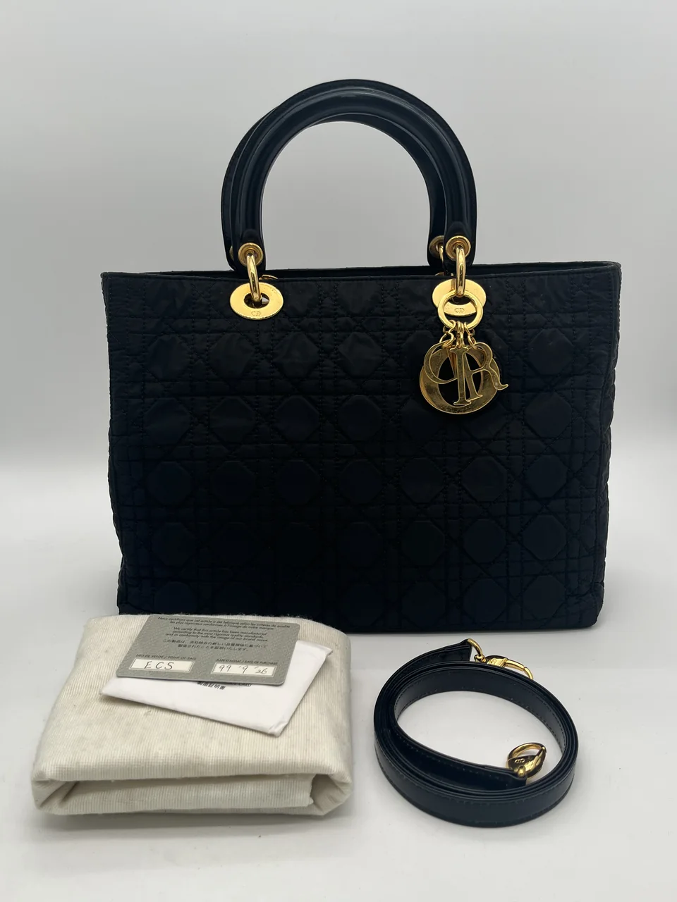 DIOR TWO-WAY BAG (BLACK)
