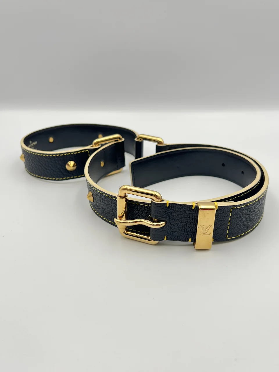 LOUIS VUITTON CEINTURE SUHALI STUDDED BELT view 6