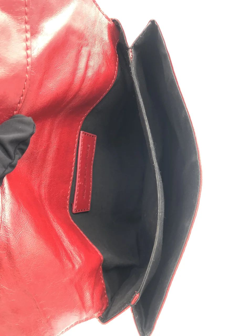 BALENCIAGA GIANT ENVELOPE CLUTCH (RED) view 4