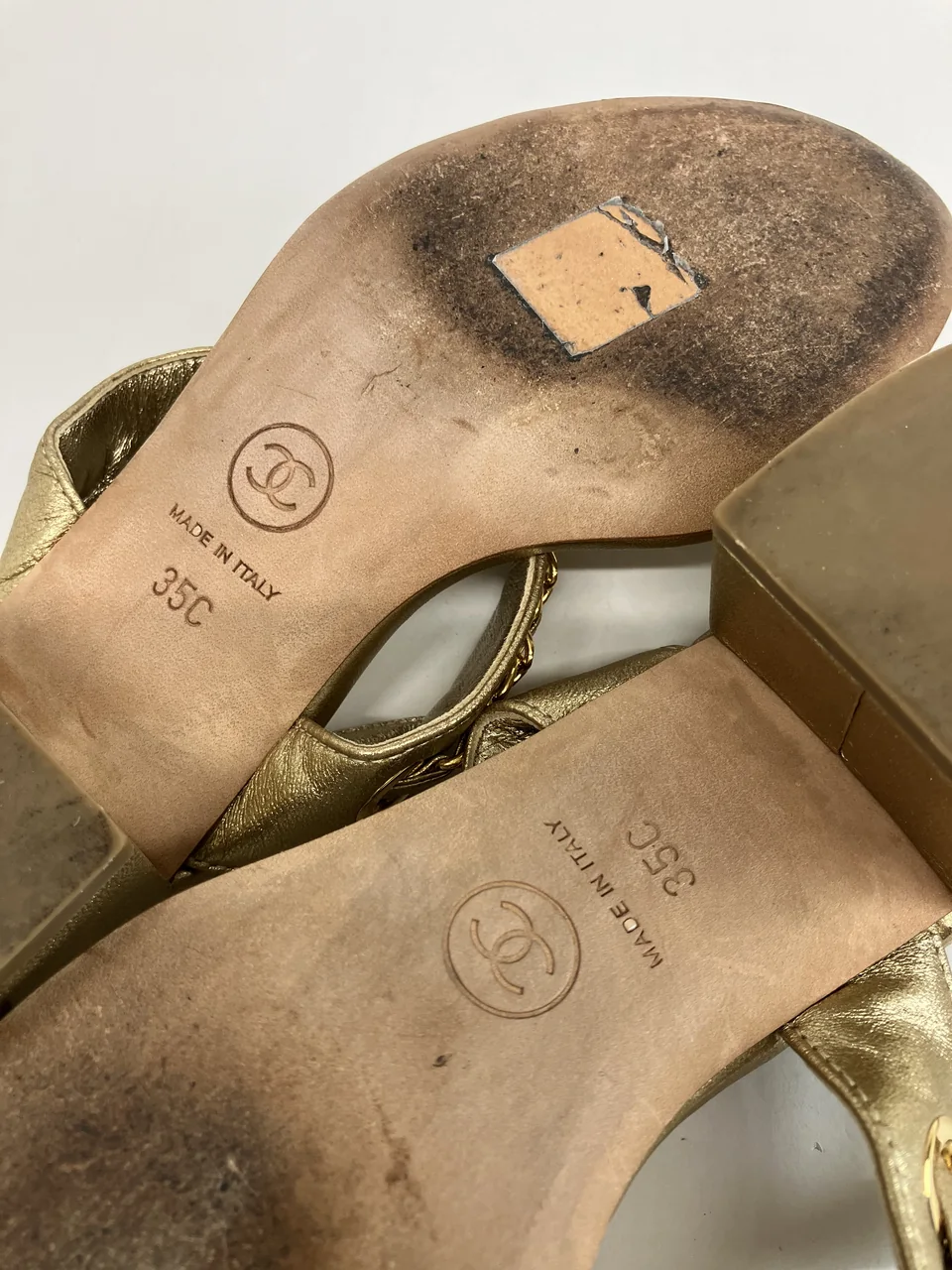 CHANEL SANDALS (SIZE 35C) view 6
