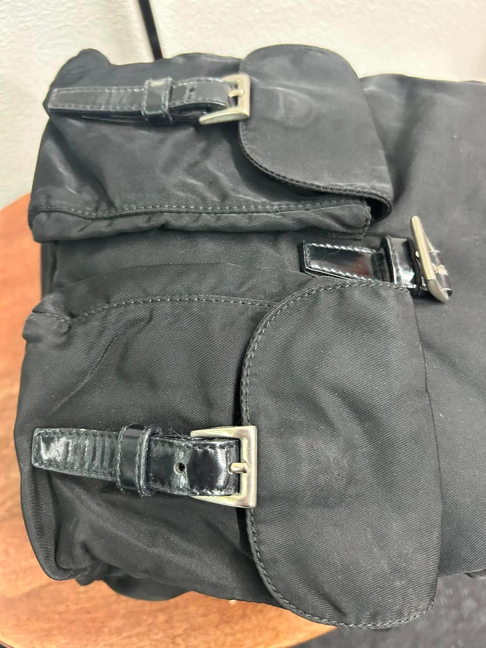 PRADA NYLON BACKPACK (BLACK) view 7