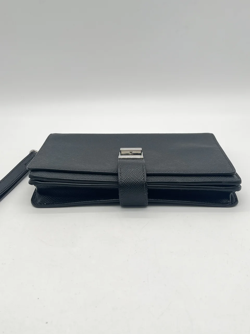 PRADA SAFFIANO HANDBAG (BLACK) view 4