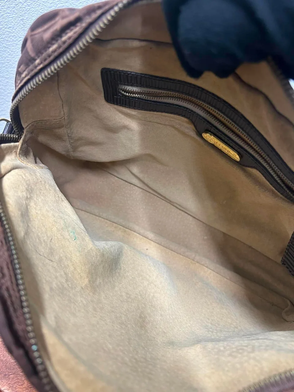 FENDI ZUCCA TWO-WAY BAG (BROWN) photo 6